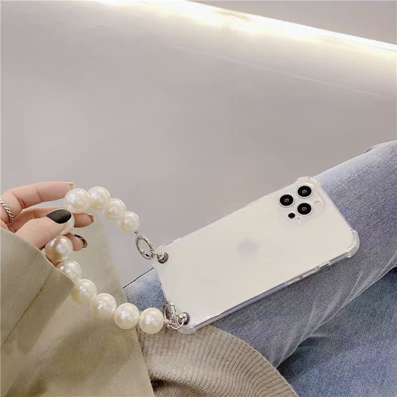 Case Tali Chain Rantai Mutiara Pearl ALL PHONE TYPES! Oppo a54 A74 Reno 4 5 4f 5f Realme 7 8 Pro C20