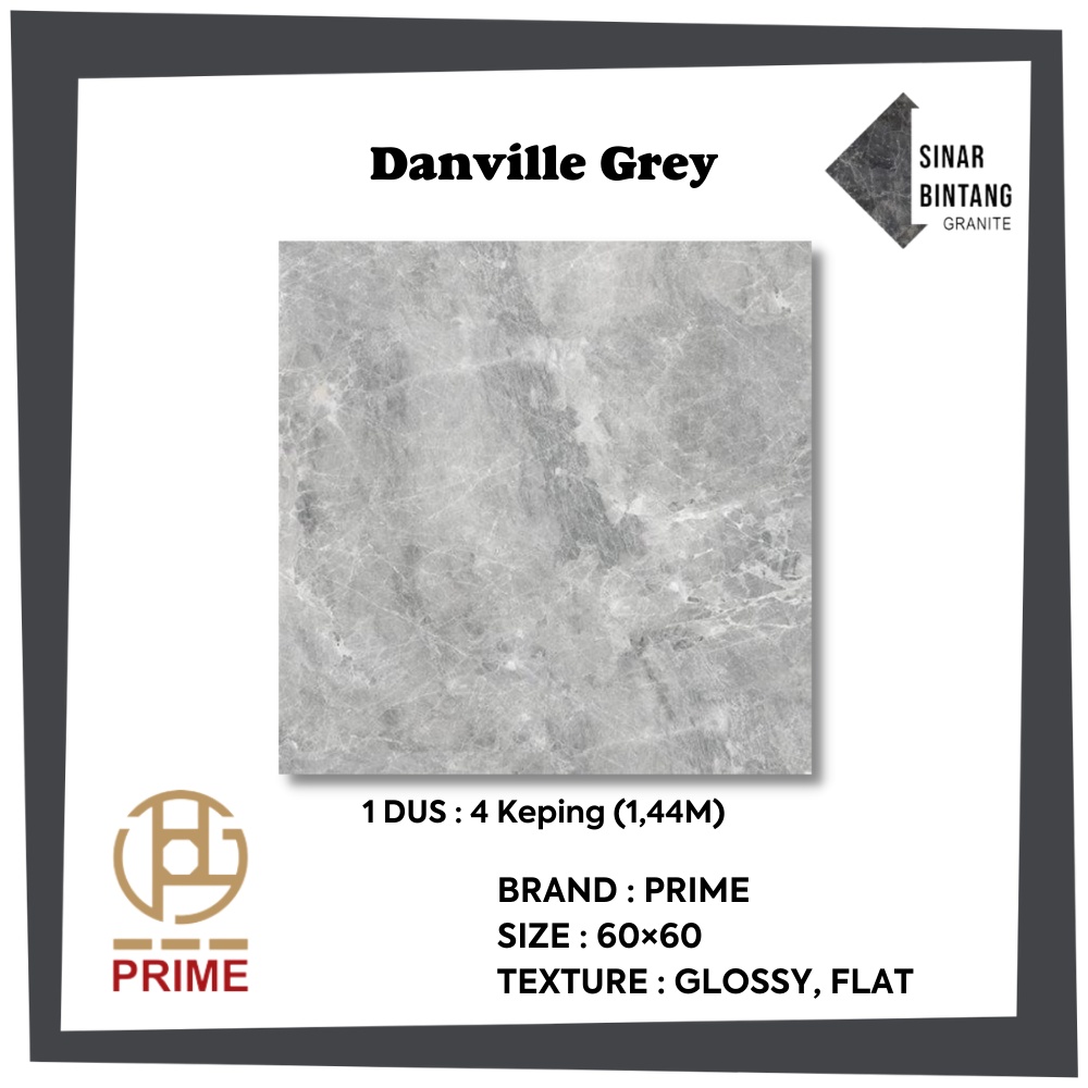 Granit 60X60 | Granit Lantai GP Danville Grey PRIME