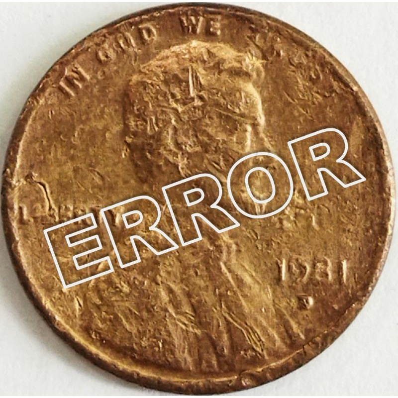 Koin ONE DOLLAR Amerika 1981 ERROR