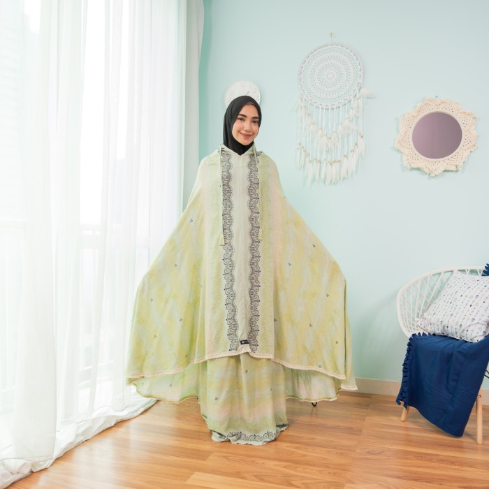 Mukena Zianisa Border Fairuz Green Allsize