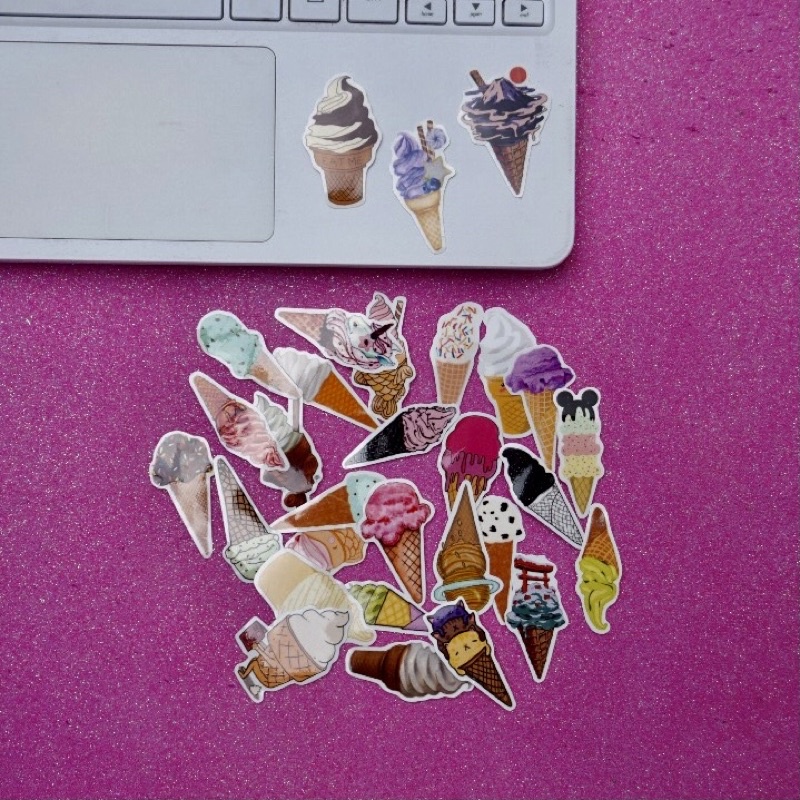 

(32pcs) STICKER TUMBLR ICE CREAM