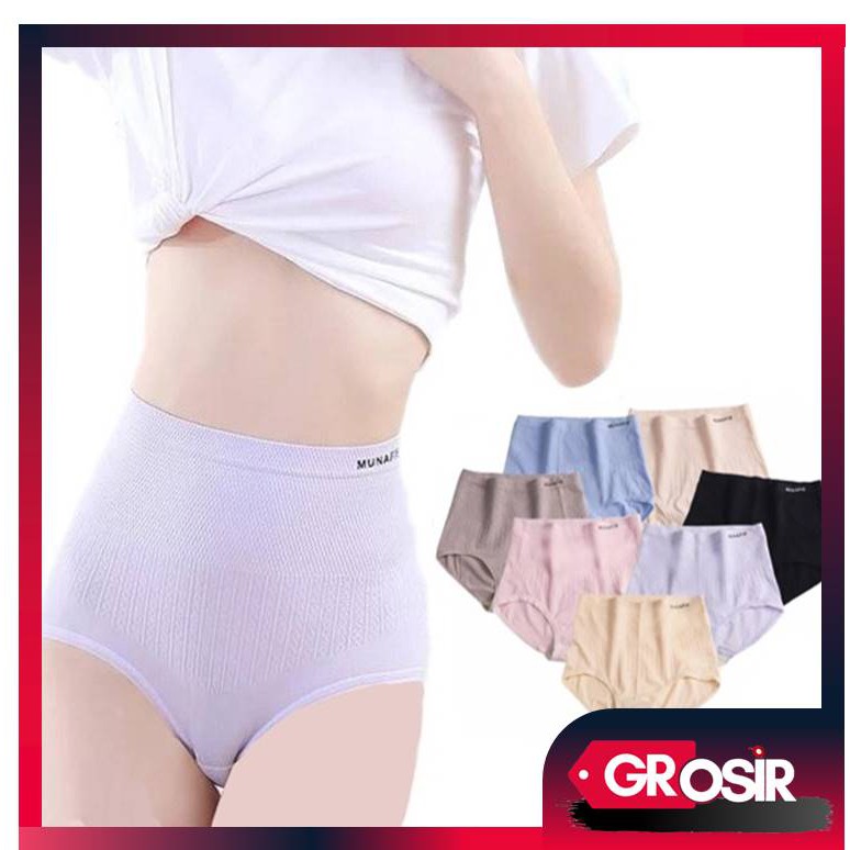 Grosir -  M771 Celana Dalam Wanita Munafie Highwaist / Underware Korset CD Import / CD Wanita