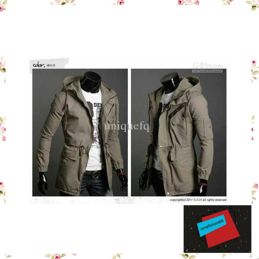 Jaket Pria parasut parka gunung keren panjang izimaru KK361