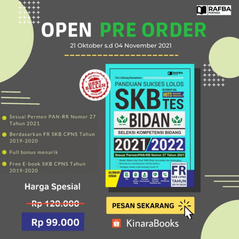BUKU SKB BIDAN | PANDUAN SUKSES LOLOS SKB CPNS BIDAN 2021/2022
