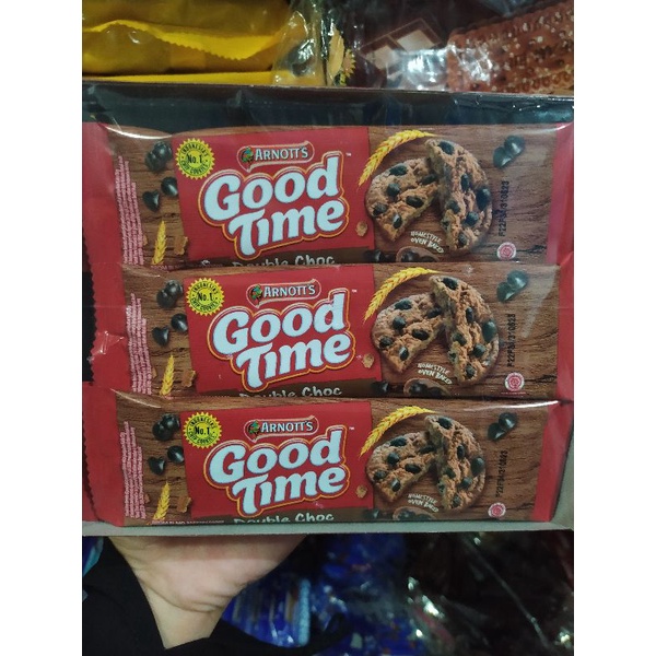

PROMO!!! Good Time Double Choco @16gr (1 box isi 12 sachet)