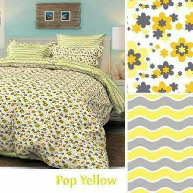 Sprei bahan katun plus bedcover bahan catra