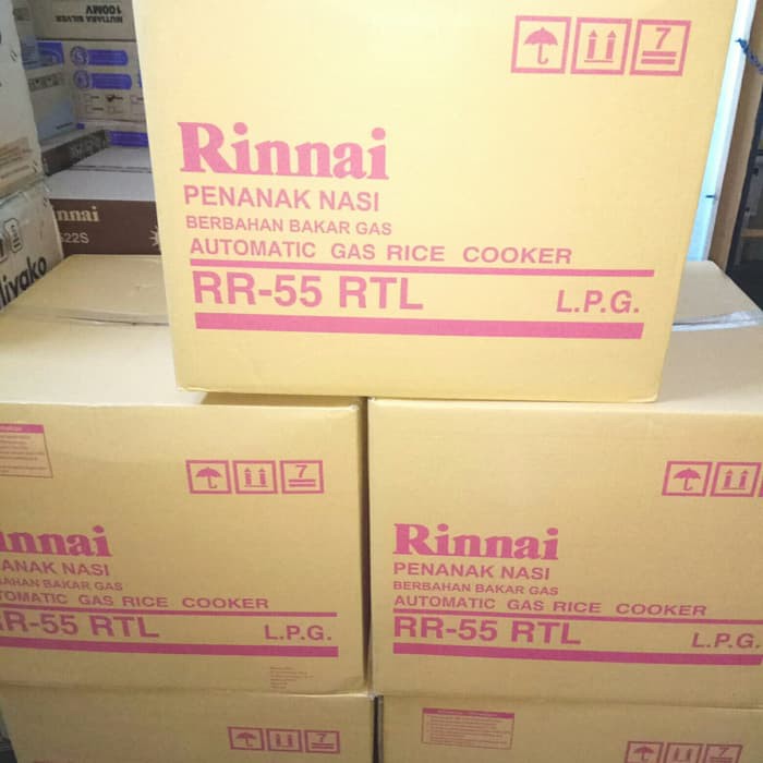 RICE COOKER GAS RINNAI RR-55RTL 10 LITER PENANAK NASI GAS THAILAND RR 55 RTL BISNIS RUMAH MAKAN