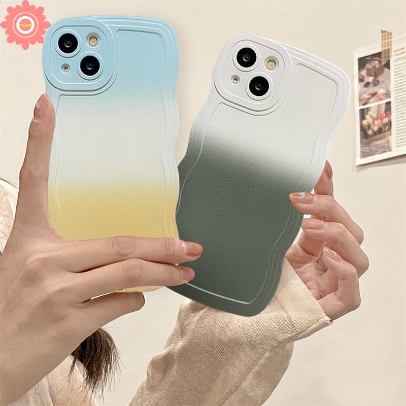 Soft TPU Case VIVO Y36 Y22 V20 V21 V23E Y75 Y55 T1 Y35 Y21 Y12 Y20 Y15s Y16 Y12i Y21s Y15A Y21A Y1s Y15 Y91 Y30 Y12s Y11 Y21T Y50 Y17 Y91C Y93 Y30i Soft Case Gradasi Warna-Warni