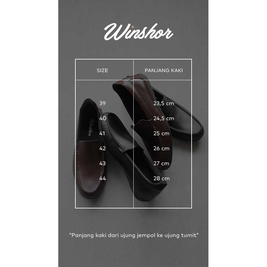 Sepatu Slip on Pria - Winshor - Nixter -Black