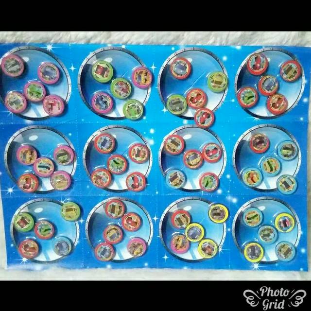 Mainan Magnet Kancing Karakter