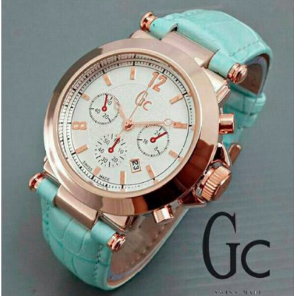 BAJ Jam Tangan Pria / Wanita GC Guess Collection Chrono Kulit Quartz Analog GC001 Import Premium GC001/ C1