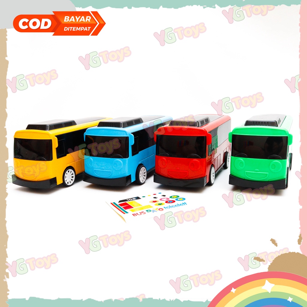 YGtoys Mainan Mobil Tayo Besar Jumbo The Little Bus Bis Tayo Mainan Anak Mobilan Dorong