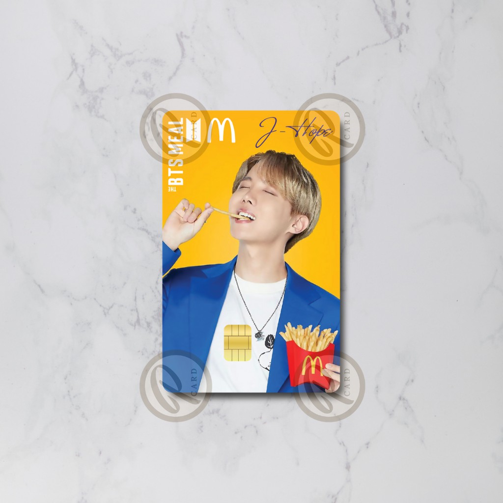 BTS MEAL SERIES - Card Cover Skin Sticker – PLIATA Stiker Kartu ATM, E-Money, E-Toll