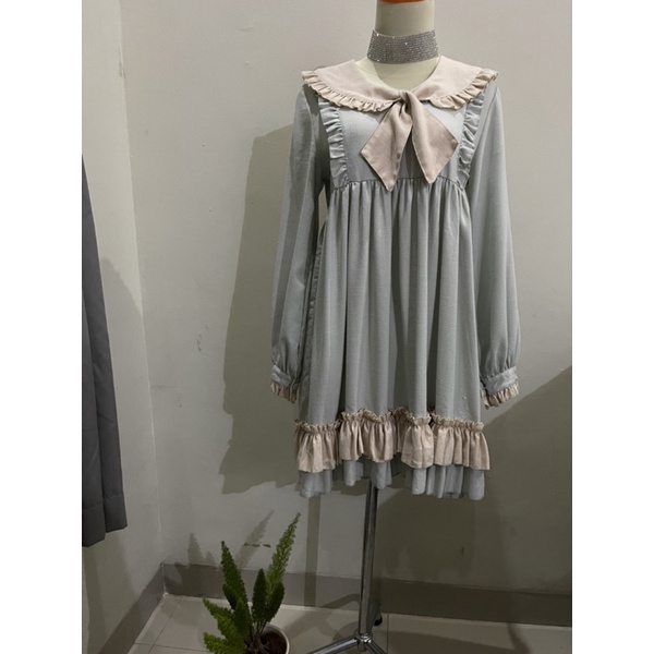 lebaran sale “Dress KAWAI lolita biru muda (Langka)