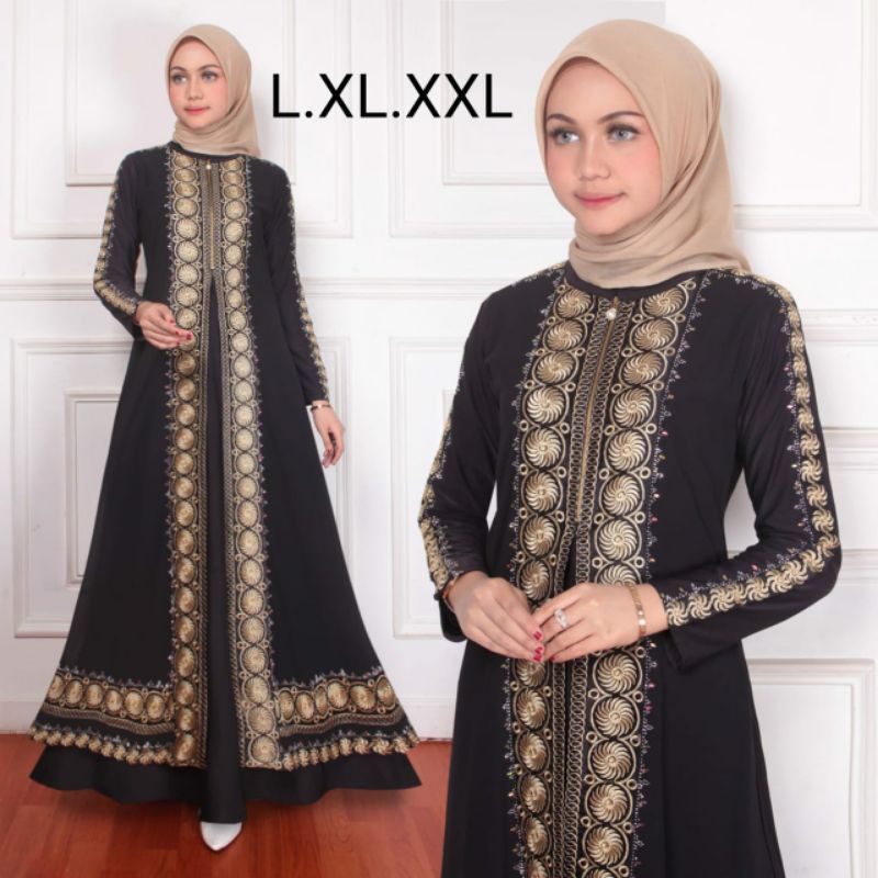 GAMIS ABAYA TURKI BORDIR MEWAH PREMIUM MURAH l GROSIR ABAYA SERAGAM l ABAYA ARAB l KONVEKSI CIREBON