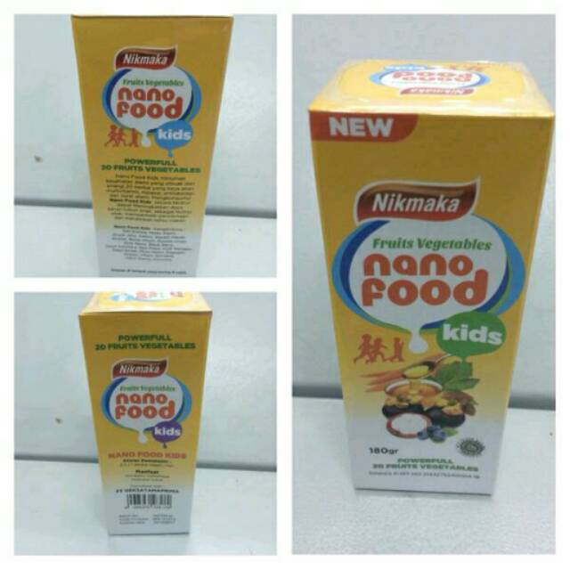 Nano Food kids Nikmaka - Herbal Suplemen Anak - 180 gram