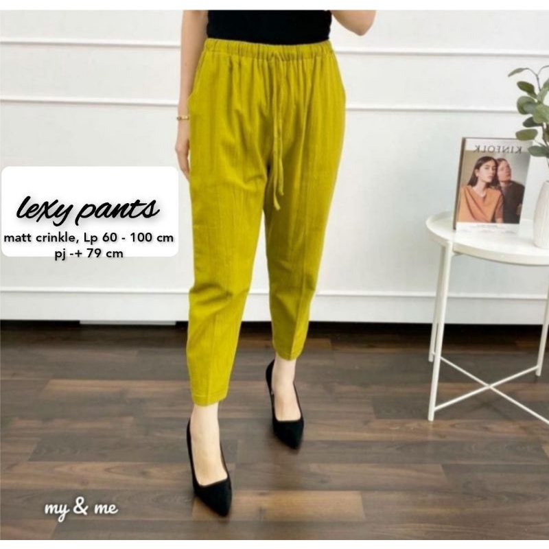 AIR FLOW LOSTA PANTS TALI CRINKLE AIR FLOW PREMIUM HIGH QUALITY HIST