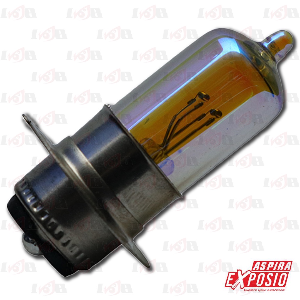 Aspira Bohlam Halogen Exposio Lampu Depan Motor All Season M5 12V 35W Universal Matic Bebek Sport