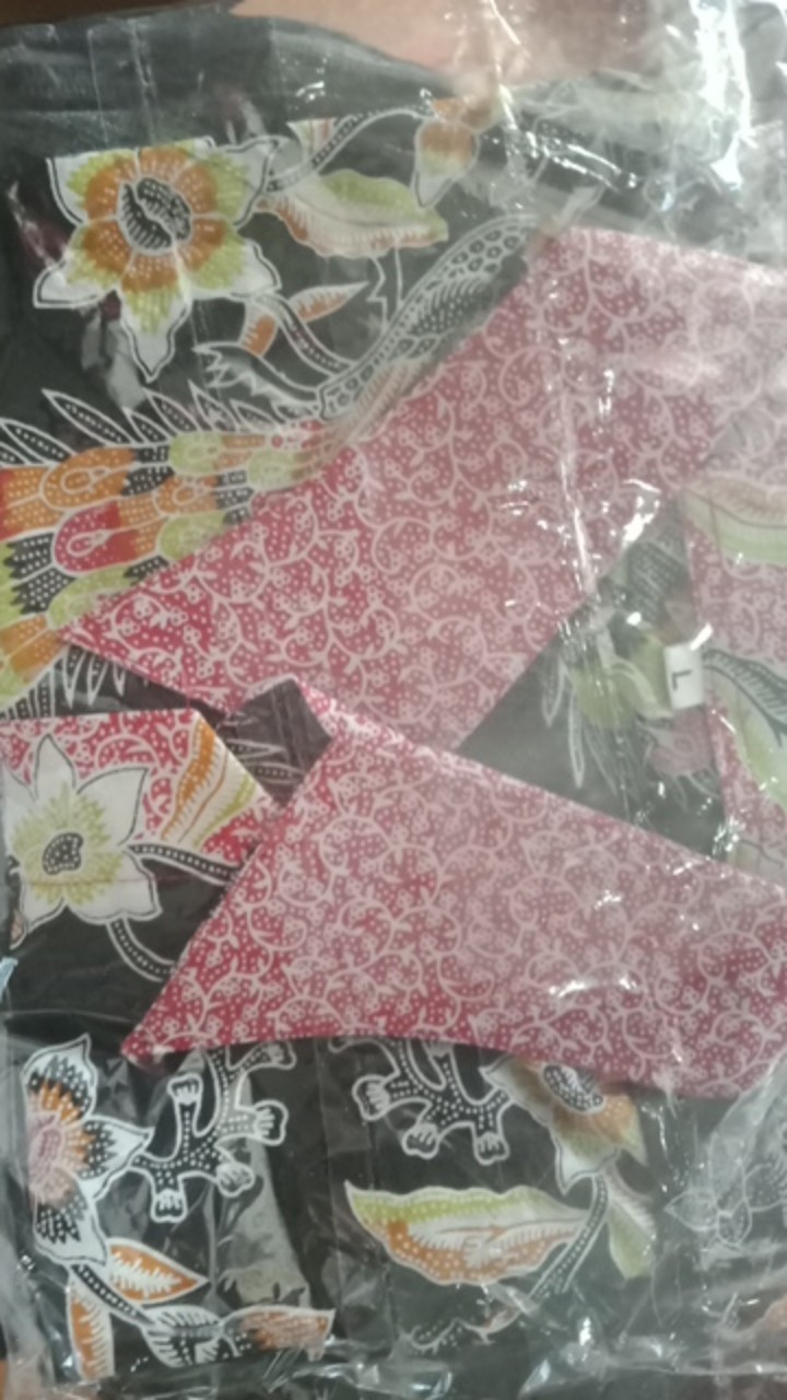 Hem Batik Pria Pendek Lawasan Sogan/pari Sulur/parang Black/merah Papua Ori By Batik Solo Dc270927