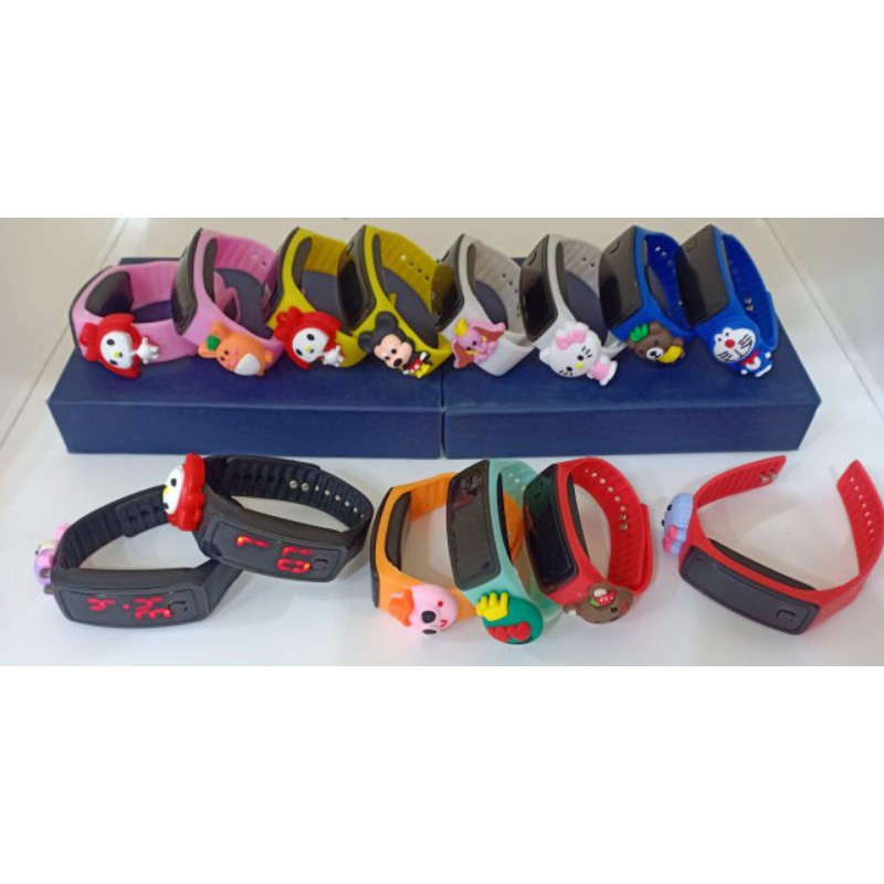 JAM TANGAN NONLED ANAK ANAK MOTIF KARTUN. harga /12pcs