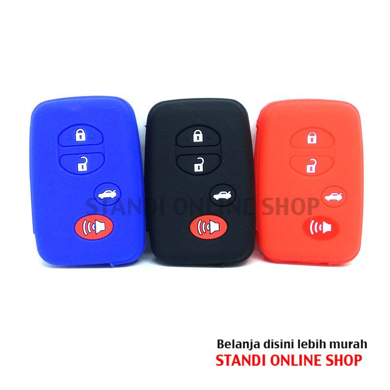 Kondom Kunci Silikon Remote Keyshirt Toyota New Camry 4 Tombol