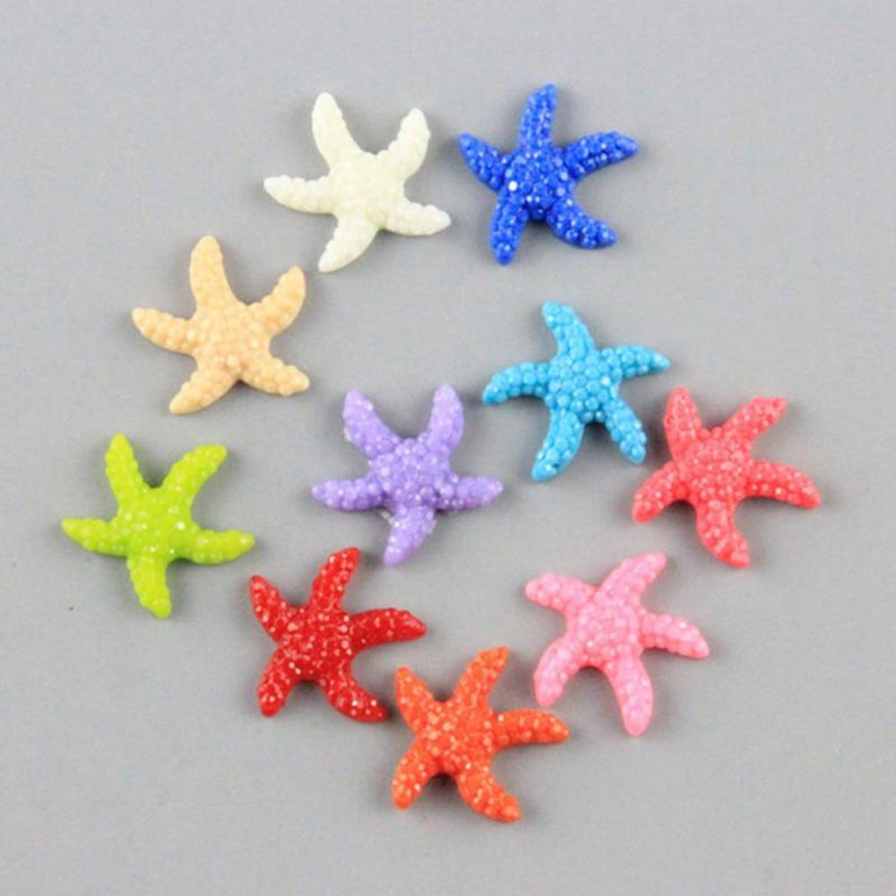 【 ELEGANT 】 Aquarium Mini Bintang Laut Miniatur Ornamen Multicolor