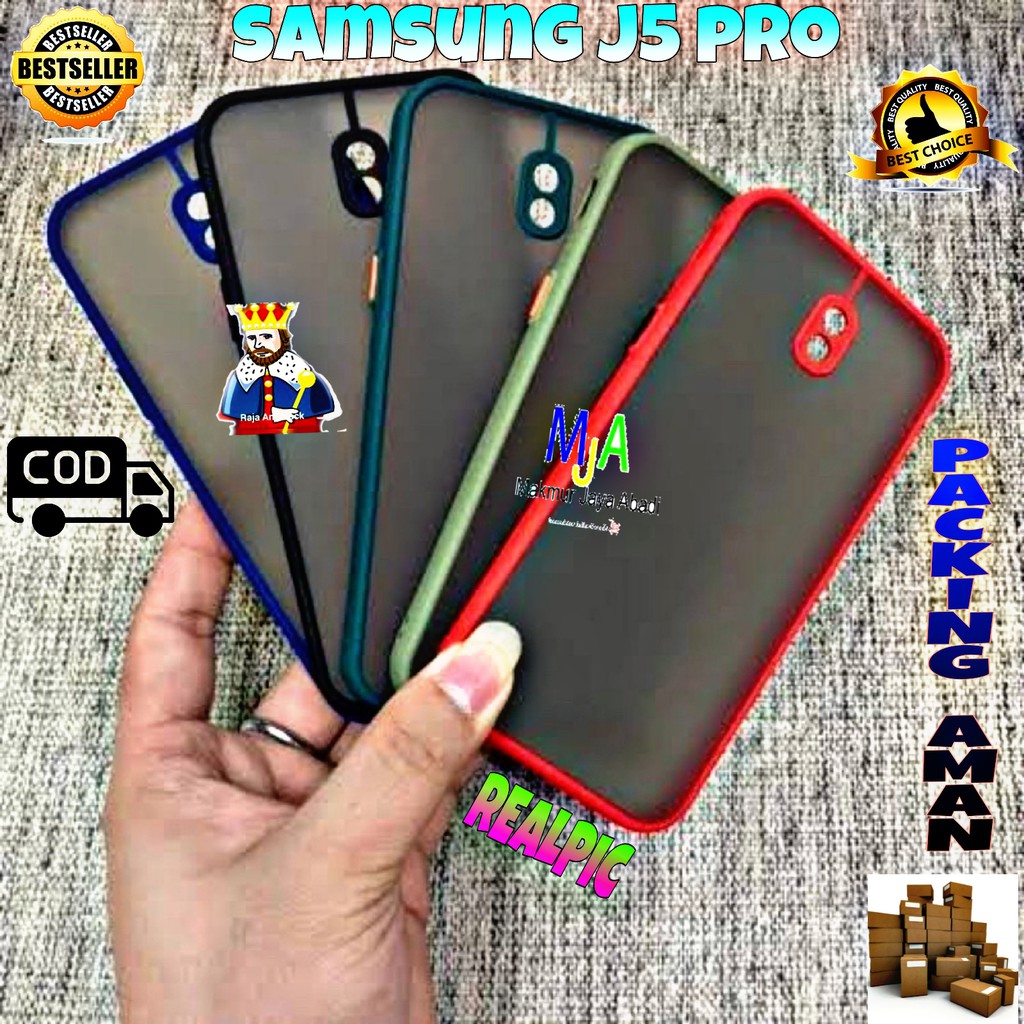 SOFTCASE SAMSUNG GALAXY J5 PRO 2017 - CASE MATTE FULL COLOUR MY CHOICE BUMPER CASE PELINDUNG KAMERA