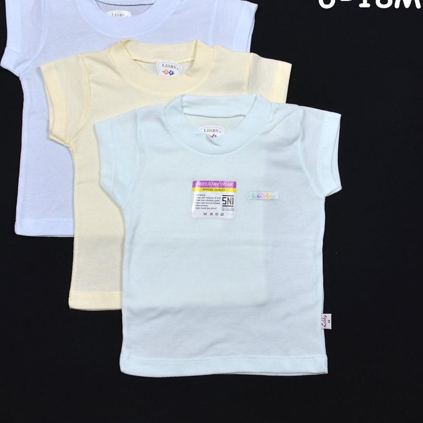 KODE BARU LIBBY  3 Pcs Oblong Pendek Rib Bayi  Baby  Warna S 