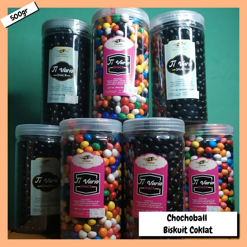 

Chocoball Biskuit Salut Cokelat Bola Mini