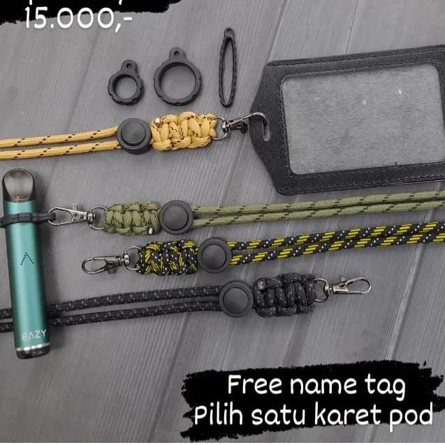 

Diskon⭐ GantunganPods LanyadrPods Tali Prusik HandMade Id card | TERPOPULER | VIRAL | TIKTOK