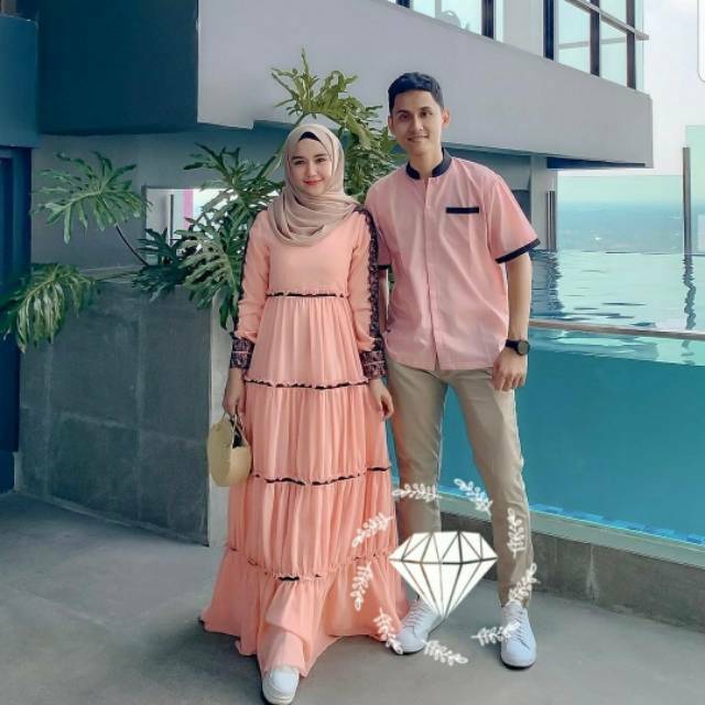 COUPLE FILIPIN SALEM COUPLE MUSLIM BAJU PASANGAN MUSLIM FASHION MUSLIM / VS