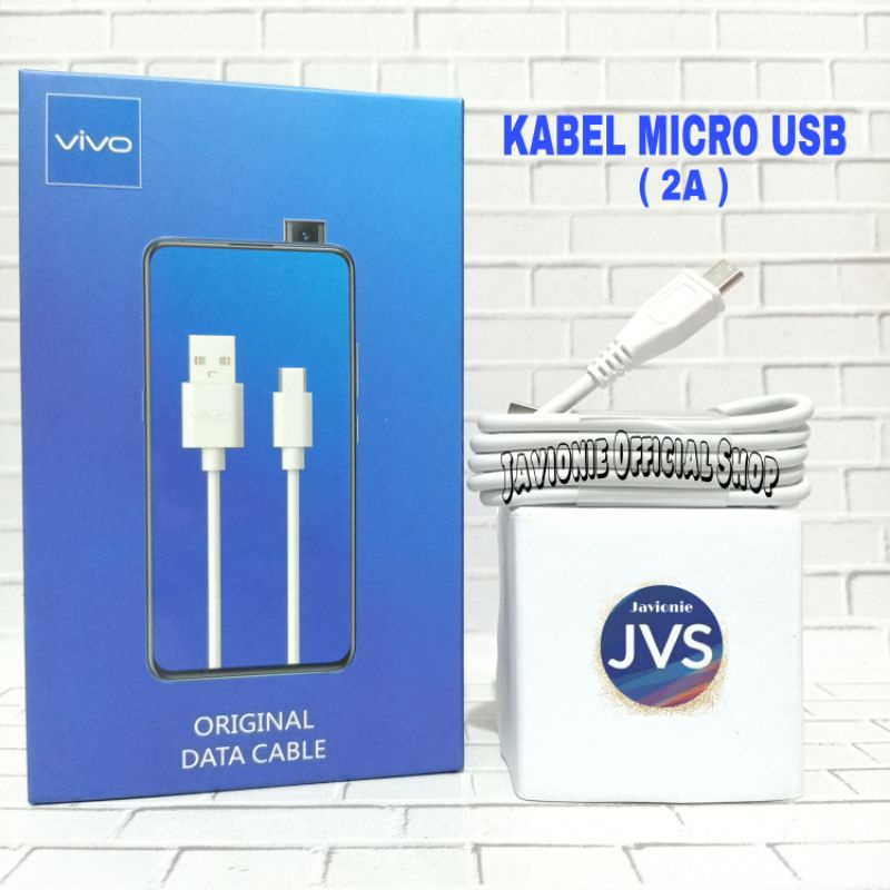 Kabel Data Charger VIVO Original V5+ V5 V5s V7 V7+ Lite Plus 2A MICRO USB Fast Charging