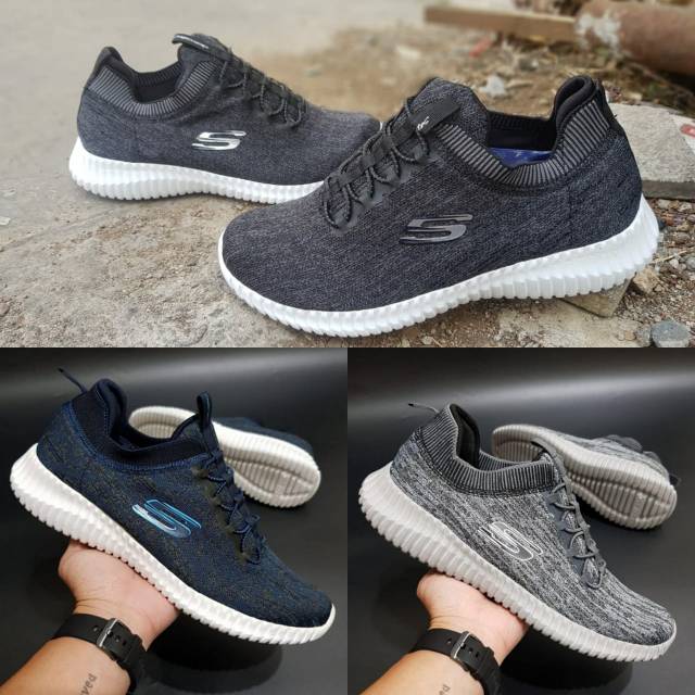 Skechers muzin  hartnel Man + lengkap box