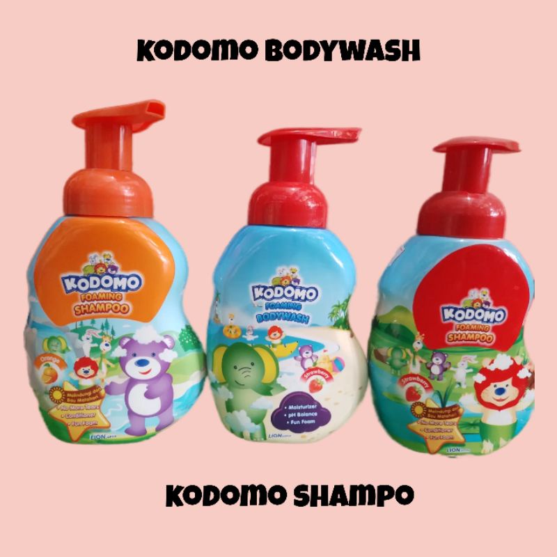 KODOMO SHAMPOO & KODOMO BODYWASH 250ML MURAH