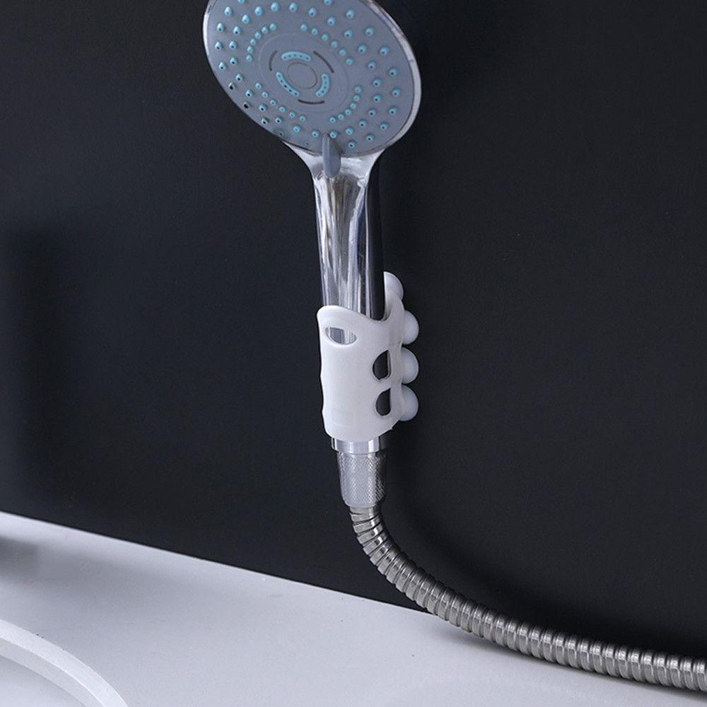 Chookyy Shower Head Holder Vakum Kuat Reusable Suction Cup Adjustable Braket Silikon