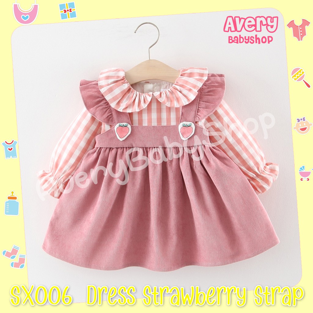  BAJU  BAYI  PEREMPUAN  DRESS ANAK  CEWEK KOREA  IMPORT  SX006 