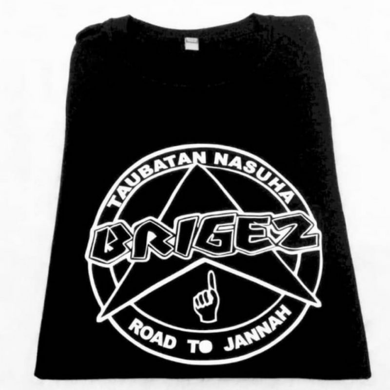 BAJU KAOS BRIGEZ TAUBATAN NASUHA  II ROAD TO JANNAH BAHAN 100% COTTON