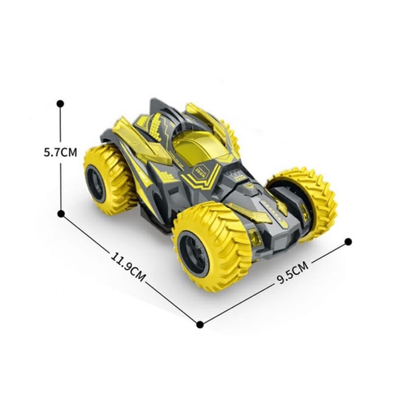 Mainan Anak Mobil Pull Back Cars Monster Turnable Head Putar Rotation