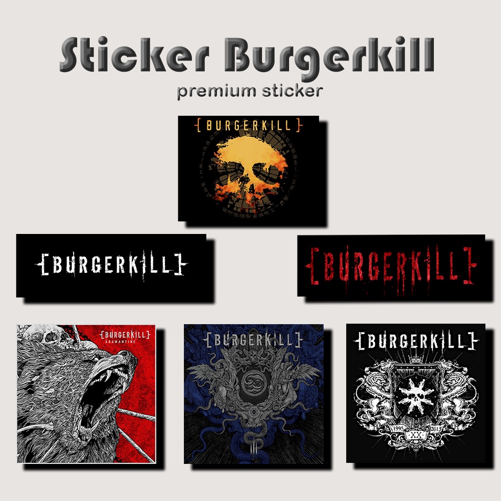 Promo Sticker Stiker Casing Case HP Laptop Grup Band Indie Musik Music Metal Underground Indonesia B