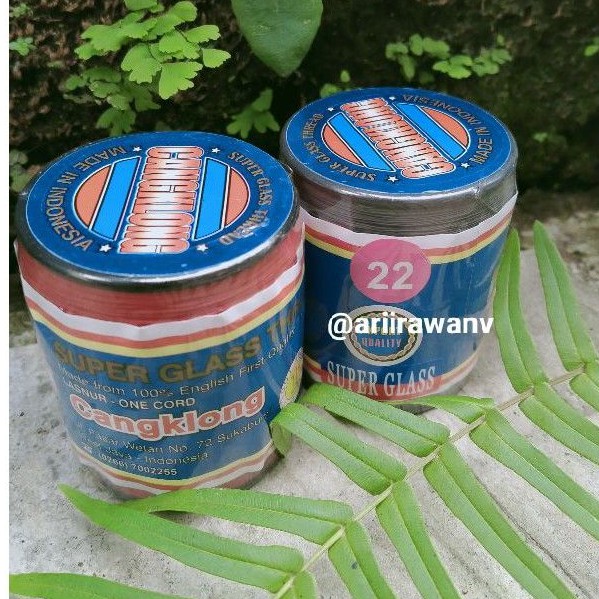 Gelasan senar Cangklong Super Glass. uk 0.22 SALATIN NEW FORMULA