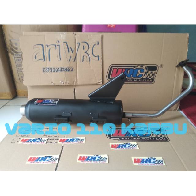 Knalpot WRC Vario 110 / VARIO TECHNO 110 karbu