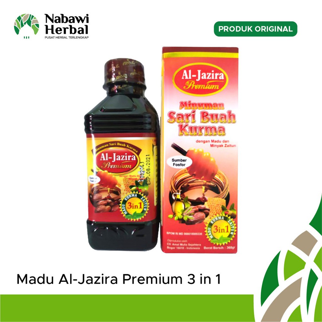 

Sari Kurma Al Jazira Premium 3in1 - 360 Gram