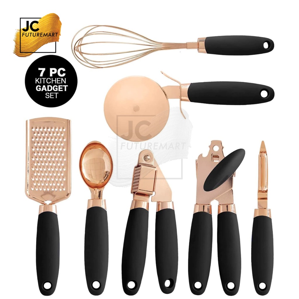 UTENSIL KITCHEN GADGET SET 7 PCS STAINLESS | PERALATAN MASAK DAPUR