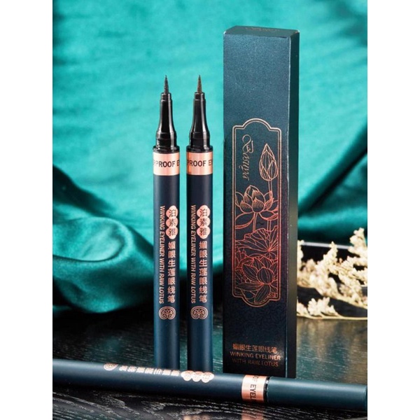 EYELINER AMY'S DIARY BLACK BROWN WATERPROOF LIQUID PEN SMOOTH COLOR MILD FORMULA EYELINER SPIDOL