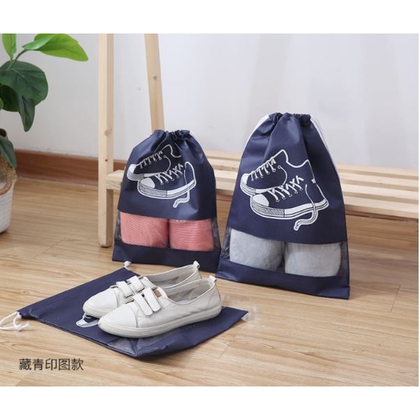 Tas Sepatu Korean Style Shoe Storage Bag Tas Serut Sandal