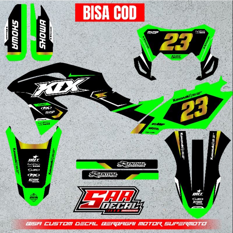 Decal KLX BF 150 full body - decal KLX custom - decal KLX S - decal KLX old - decal klx variasi