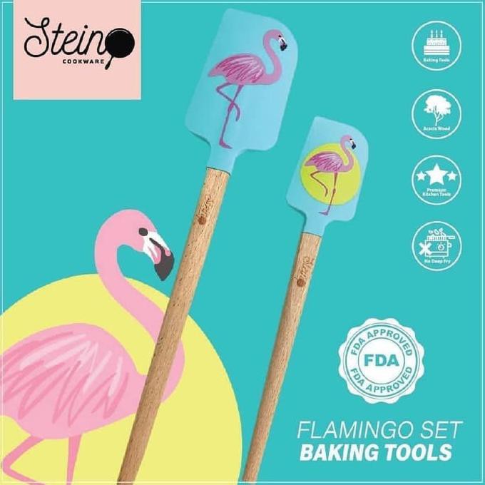 STEIN COOKWARE Flamingo Baking Set Spatula