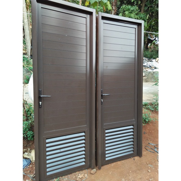 Pintu aluminium kamar mandi jalusi