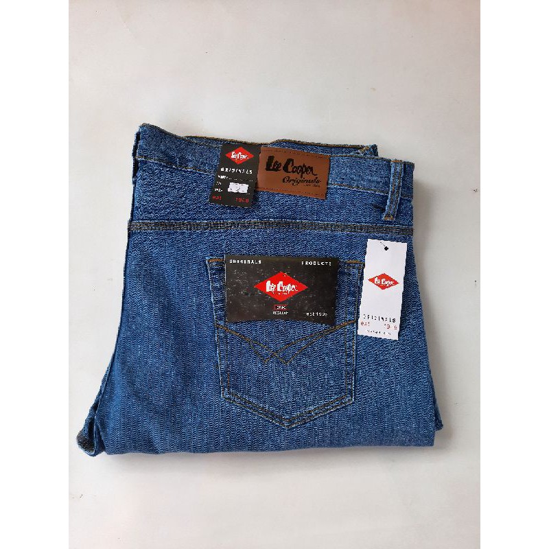 CELANA JEANS PRIA JUMBO/ BAHAN MELAR BIG SIZE