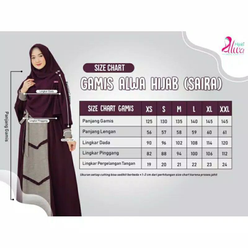 GAMIS SYARI  GRIZELLE 1 SET KHIMAR || ALWA HIJAB